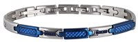 Bracelet Rosso Amante Man Nivola in Steel UBR771LB - UBR771LB